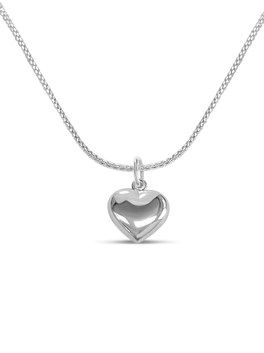 Mini Silver Love Heart Necklace Necklaces