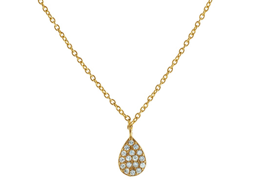 CZ Teardrop Necklace Necklaces