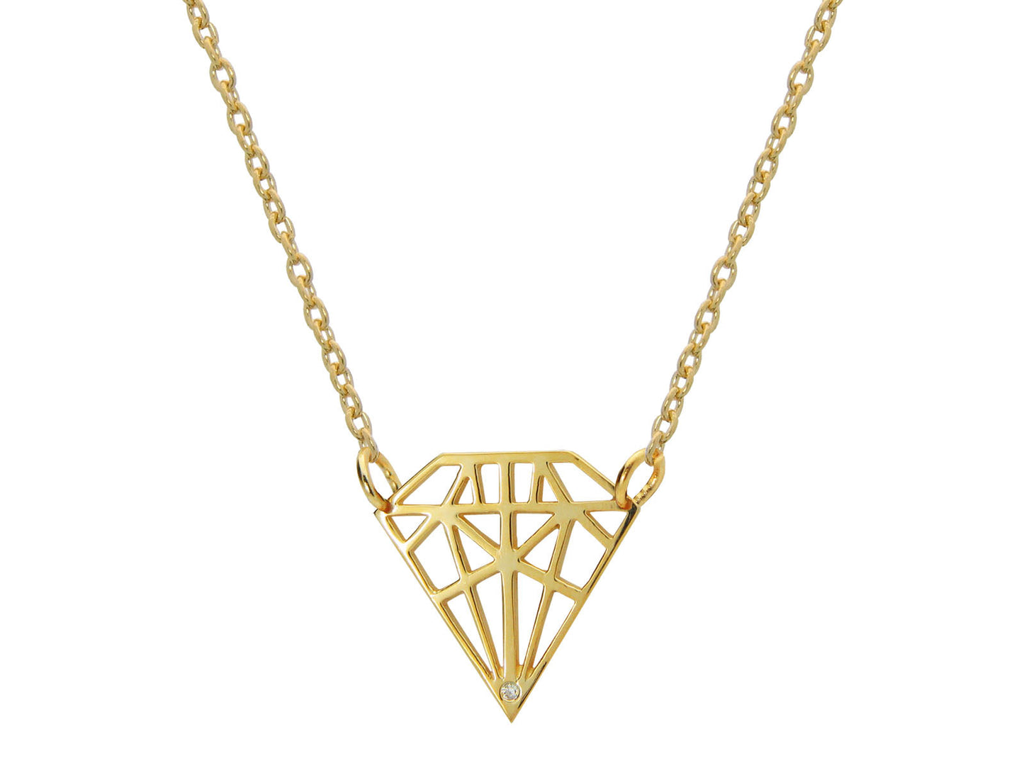 Queens Diamond Pendant Necklace Necklaces