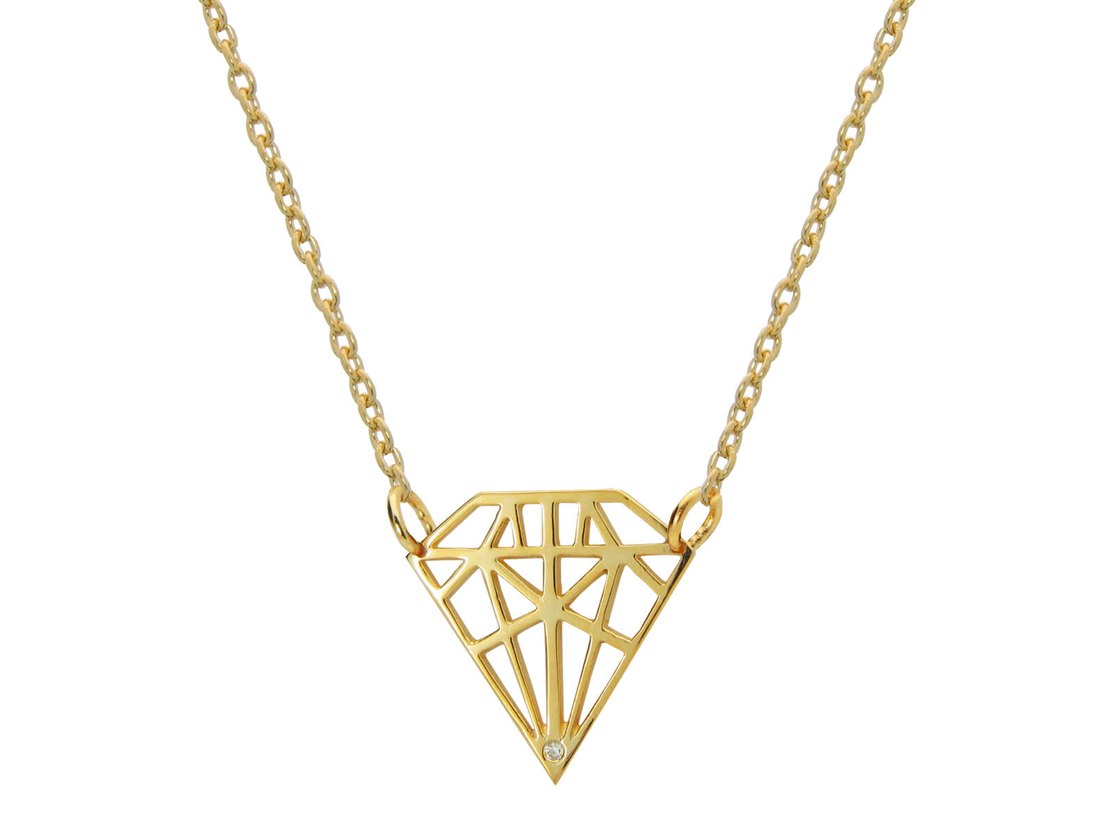 Queens Diamond Pendant Necklace Necklaces