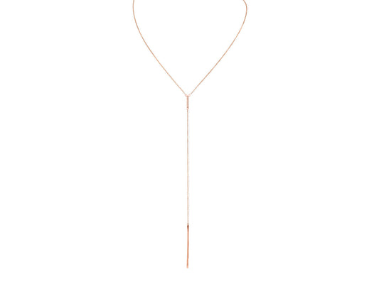 Double Bar Lariat Necklace Necklaces