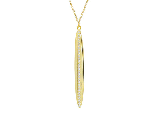 Almond Flash Pendant Necklace Necklaces