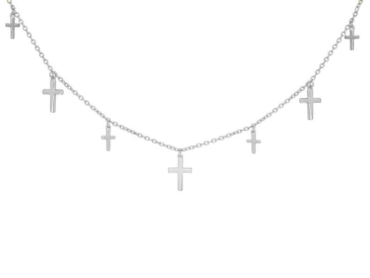 Dangling Crosses Necklace Necklaces