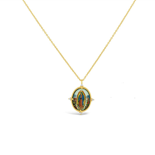 Virgen de Guadalupe Necklace Necklaces
