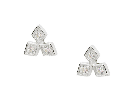 Snow Flake Stud Earrings Earrings