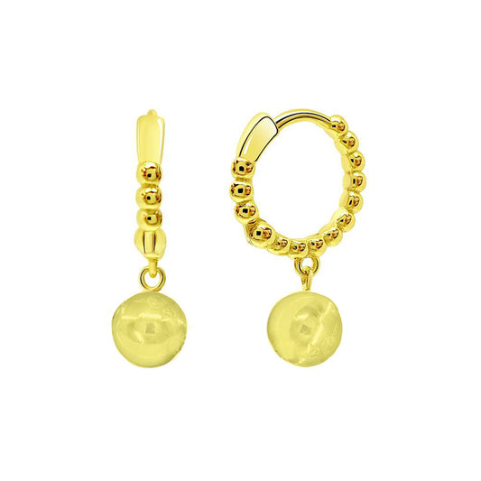 Bubbles Ball Hoop Earrings Earrings