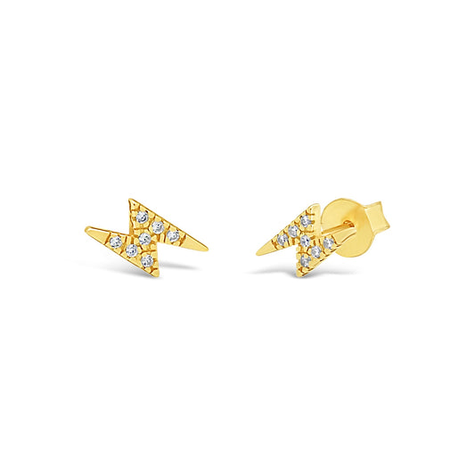 Brilliant Lightning Bolt Stud Earring Earrings