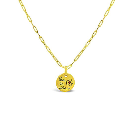 Viva la Vida Disc Necklace Necklaces