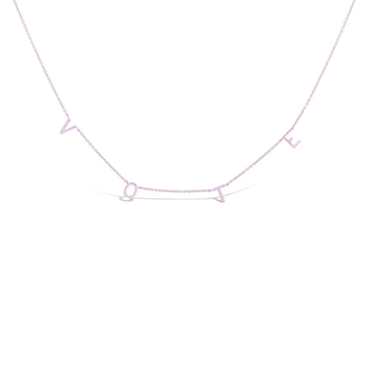 Rose Gold Vote Necklace Necklaces