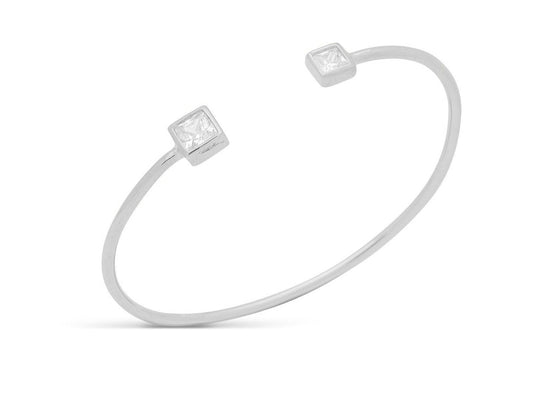 Square Ends Bangle Bracelets