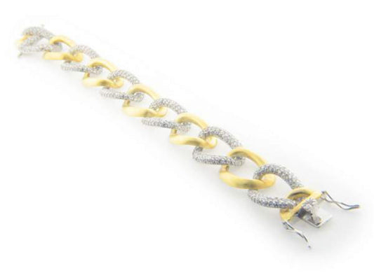 Two Tone Ice Links Bracelet Bracelets