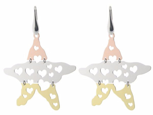 Multicolor Moveable Star Earrings Earrings