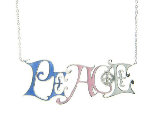Colorful Peace Necklace Necklaces